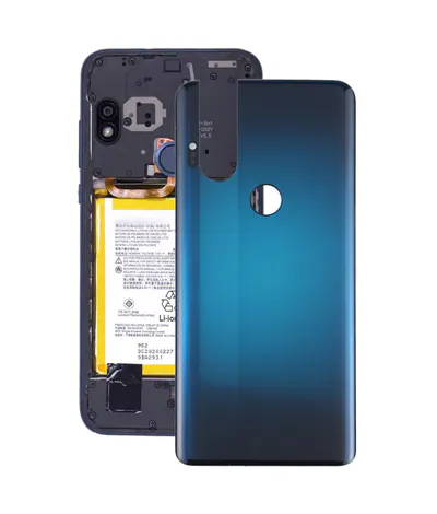 Original Battery Back Cover for Motorola One Hyper XT2027 XT2027-1(Blue)