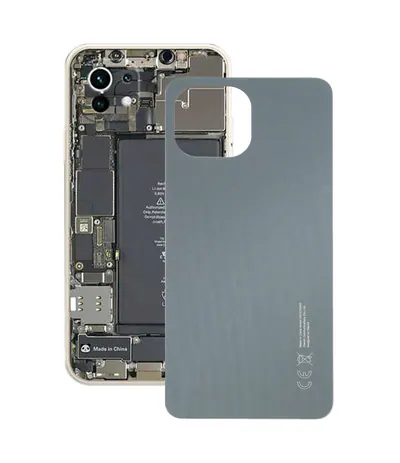 Original Battery Back Cover for Xiaomi Mi 11 Lite 4G M2101K9AG(Black)
