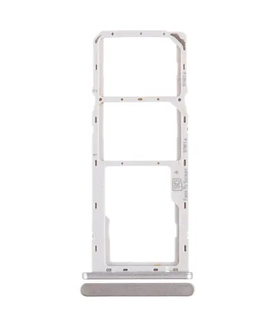 SIM Card Tray + Micro SD Card Tray for Nokia 3.4 TA-1288 TA-1285 TA-1283 (White)