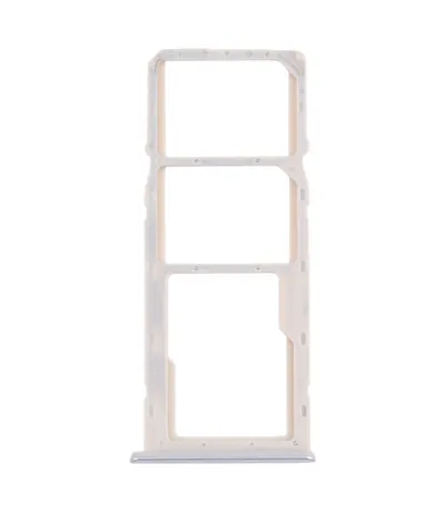 For OPPO A35 CPH2179 SIM Card Tray + SIM Card Tray + Micro SD Card Tray (White)