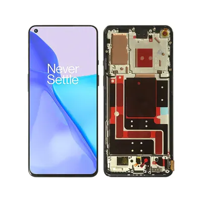 For OnePlus 9 LE2113 LE2111 LE2110 Digitizer Full Assembly With Frame Original LCD Screen (Black)