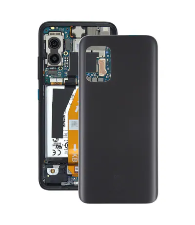 Glass Battery Back Cover with Adhesive for Asus Zenfone 8 ZS590KS(Jet Black)