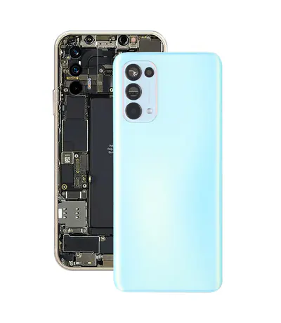 For OPPO Reno5 K PEGM10 Original Battery Back Cover (Green)