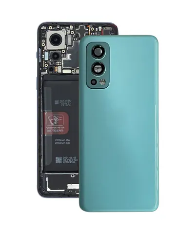 For OnePlus Nord 2 5G Battery Back Cover (Blue)