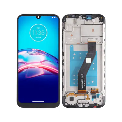 TFT LCD Screen for Motorola Moto E6S XT2053 XT2053-2 Digitizer Full Assembly with Frame (Black)