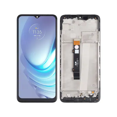 TFT LCD Screen for Motorola Moto G50 XT2137-1 XT2137-2 Digitizer Full Assembly with Frame (Black)