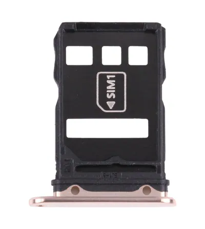 NM Card Tray + SIM Card Tray for Huawei Mate 40E 4G (Gold)