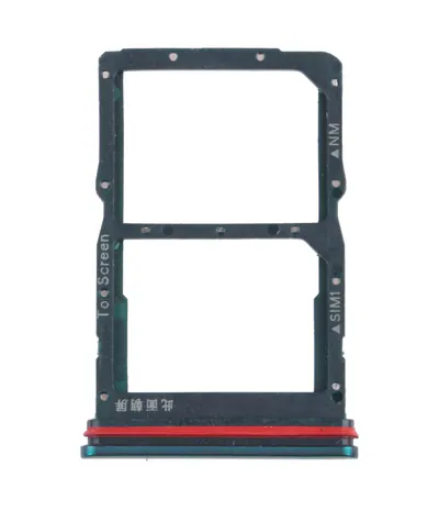 SIM Card Tray + NM Card Tray for Huawei nova 7 SE 5G Youth (Green)