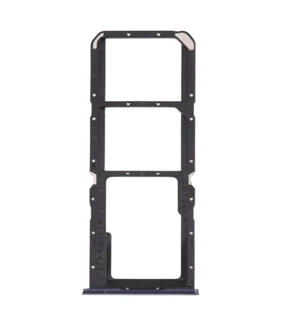For OPPO A74 4G / F19 / F19s CPH2219 SIM Card Tray + SIM Card Tray + Micro SD Card Tray(Black)