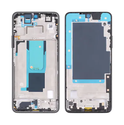 Original Front Housing LCD Frame Bezel Plate for Xiaomi Redmi Note 11 Pro (China) 21091116C / Redmi Note 11 Pro+ 5G / 11i / 11i HyperCharge 5G 21091116UI(Black)