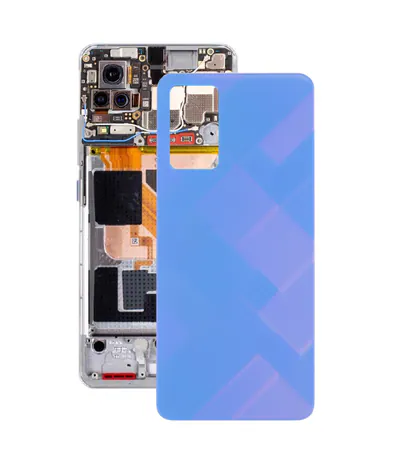 For vivo V21e / Y73 V2059 V2146 V2061 Glass Battery Back Cover (Purple)