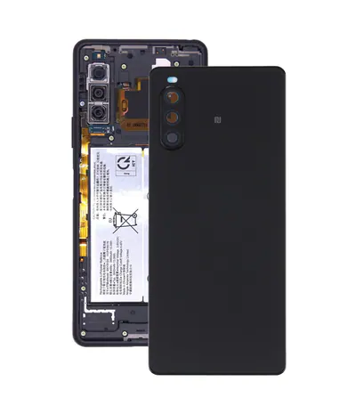 Original Battery Back Cover for Sony Xperia 10 II(Black)