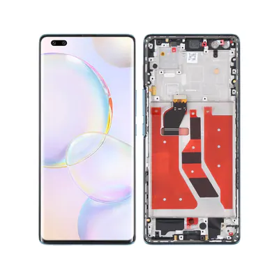 Original OLED LCD Screen for Honor 50 Pro Digitizer Full Assembly with Frame(Green)