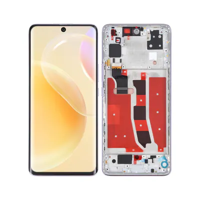 Original OLED LCD Screen for Huawei Nova 8 5G Digitizer Full Assembly with Frame(Purple)