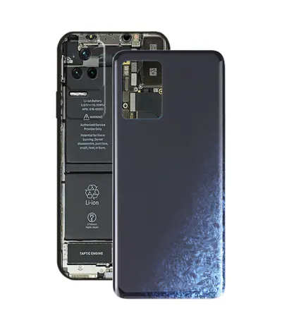 Glass Battery Back Cover for Xiaomi Redmi K50 / Redmi K50 Pro(Black)