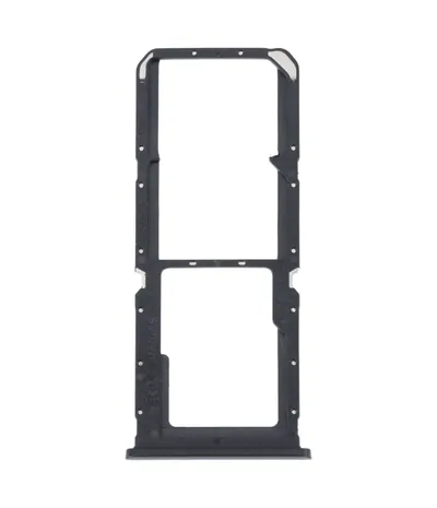 For OPPO A55 5G / A53S 5G SIM Card Tray + SIM Card Tray + Micro SD Card Tray (Black)