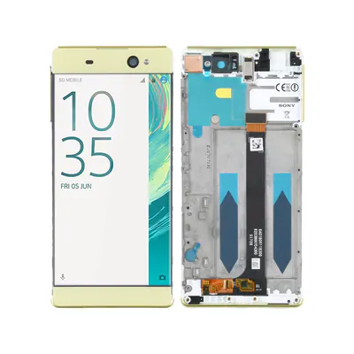 Original LCD Screen For Sony Xperia XA Ultra F3212 Digitizer Full Assembly with Frame(Gold)
