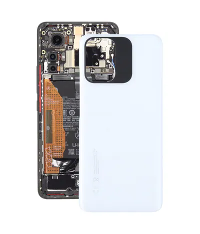 For Xiaomi Poco M5s Original Battery Back Cover(White)