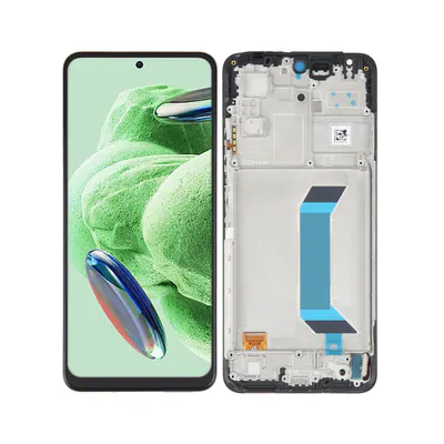AMOLED Original LCD Screen For Xiaomi Redmi Note 12 China / Note 12 5G / Poco X5 Digitizer Full Assembly with Frame(Black)