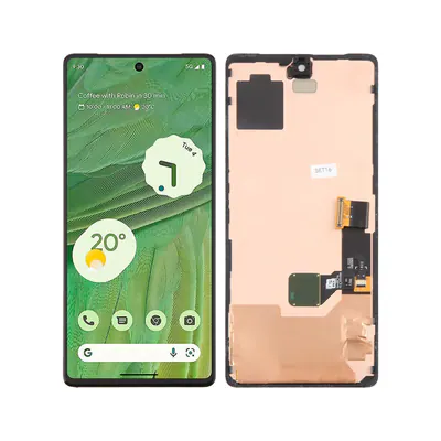 For Google Pixel 7 GVU6C GQML3 Original AMOLED LCD Screen Digitizer Full Assembly with Frame (Black)