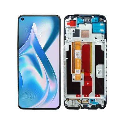 LCD Screen for OnePlus Ace Racing PGZ110 Digitizer Full Assembly with Frame (Black)
