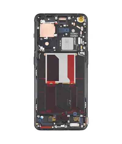 For OnePlus 10 Pro NE2210 NE2211 NE2213 Middle Frame Bezel Plate (Black)