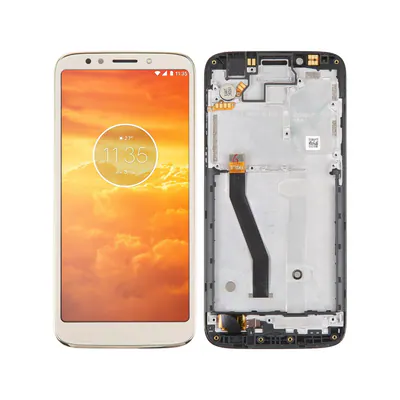Original LCD Screen For Motorola Moto E5 Play Go Digitizer Full Assembly With Frame(Gold)