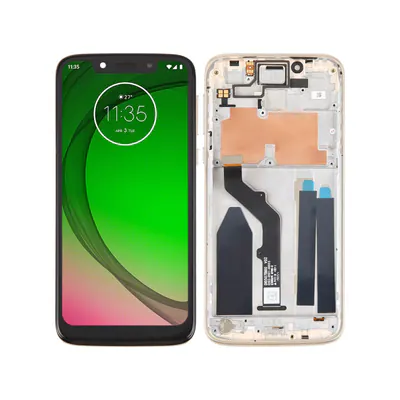 Original LCD Screen For Motorola Moto G6 Play Digitizer Full Assembly With Frame(Gold)