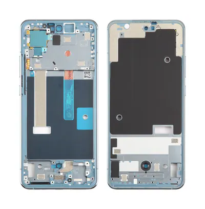 For Nokia X30 Original Front Housing LCD Frame Bezel Plate (Blue)