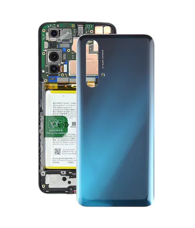 For OPPO Realme X3 / Realme X3 SuperZoom Plastic Battery Back Cover(Blue)