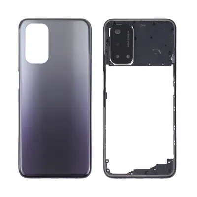For OPPO A93 5G Battery Back Cover with Middle Frame(Black)