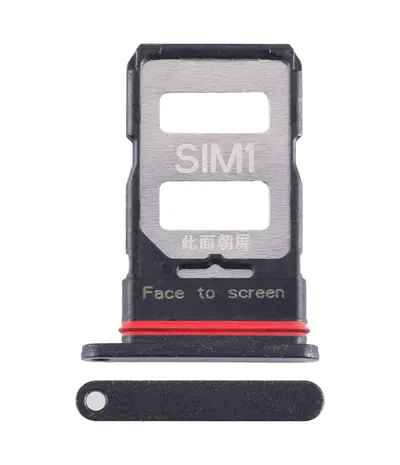 For Xiaomi Poco F5 Pro SIM Card Tray + SIM Card Tray (Black)