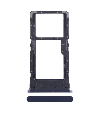 For Infinix Hot 11 2022 SIM Card Tray + SIM Card Tray / Micro SD Card Tray (Blue)
