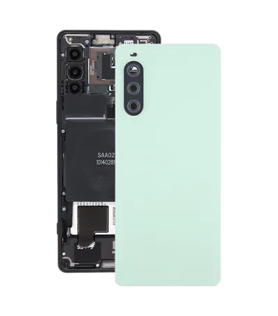 For Sony Xperia 10 V Original Battery Back Cover with Camera Lens Cover(Green)