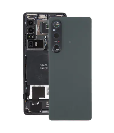 For Sony Xperia 1 V Original Battery Back Cover with Camera Lens Cover(Green)