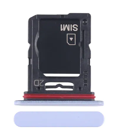 For Sony Xperia 10 V Original SIM Card Tray + SIM / Micro SD Card Tray (Blue)