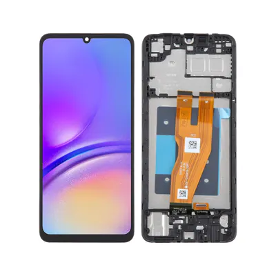 For Samsung Galaxy A05 SM-A055F Original LCD Screen Digitizer Full Assembly with Frame (Black)