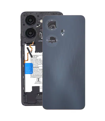 For itel P55+ Original Battery Back Cover(Black)