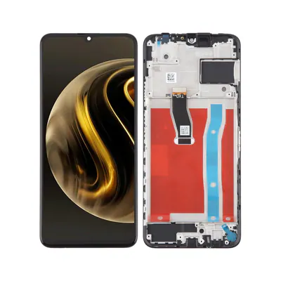 For Huawei Nova Y72 Original LCD Screen Digitizer Full Assembly with Frame (Black)