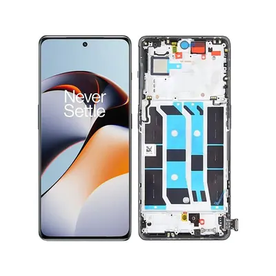 For OnePlus 11R CPH2487 Original AMOLED LCD Screen Digitizer Full Assembly with Frame (Black)