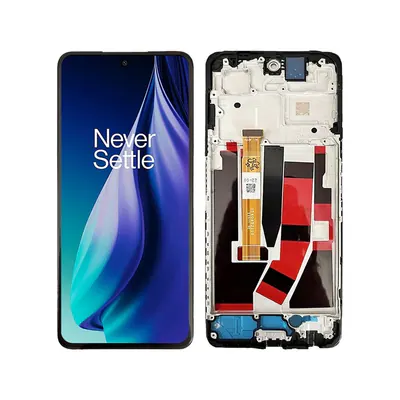 For OnePlus Nord N30 SE CPH2605 IPS LCD Screen Digitizer Full Assembly with Frame (Black)