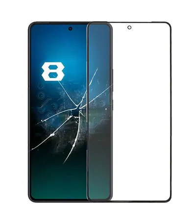 For Asus ROG Phone 8 Pro 5G Front Screen Outer Glass Lens with OCA Optically Clear Adhesive