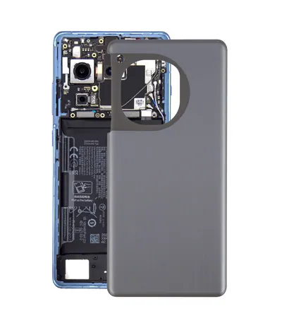 For OnePlus Ace 3 Battery Back Cover(Black)