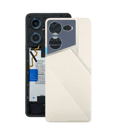 For Tecno Pova 5 4G Original Battery Back Cover(Gold)