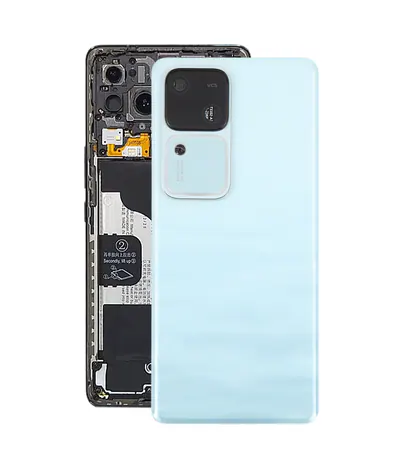 For vivo S18 5G Original Battery Back Cover with Camera Lens Cover(Aqua)