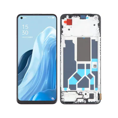 OLED LCD Screen For OPPO Reno7 SE 5G Digitizer Full Assembly with Frame / Fingerprint Identification