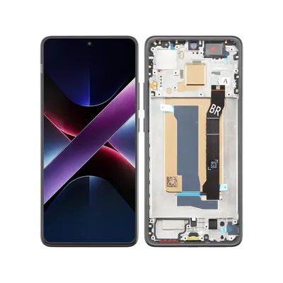 For Xiaomi Poco X7 Pro AMOLED Original LCD Screen Digitizer Full Assembly with Frame (Black)