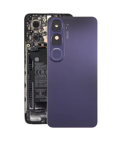 For vivo Y300 5G India Version Original Battery Back Cover with Camera Lens Cover(Purple)