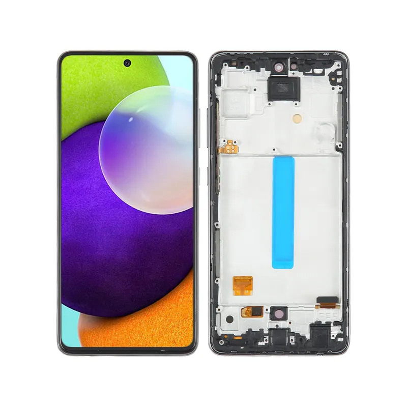 For Samsung Galaxy A52 4G SM-A525 6.43 inch OLED LCD Screen Digitizer Full Assembly with Frame(Black) — image 1