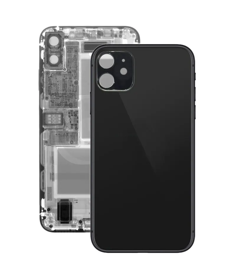 Glass Battery Back Cover for iPhone 11(Black) — image 1